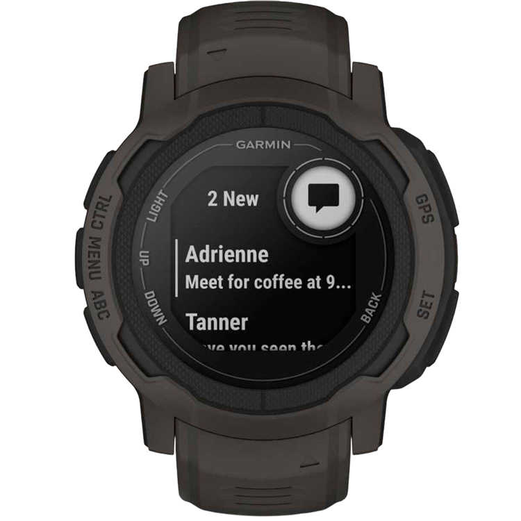 Зовнішній вигляд Смарт-годинник GARMIN Instinct 2 Graphite (010-02626-00)