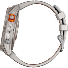 Смарт-часы GARMIN Fеnix 7X Pro Sapph Solar Edit Titan Fog Gray Ember Orange Band (010-02778-15)