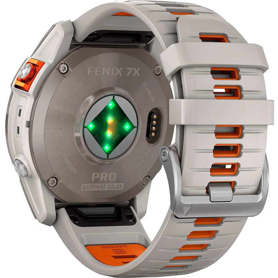 Смарт-часы GARMIN Fеnix 7X Pro Sapph Solar Edit Titan Fog Gray Ember Orange Band (010-02778-15) Операционная система другая
