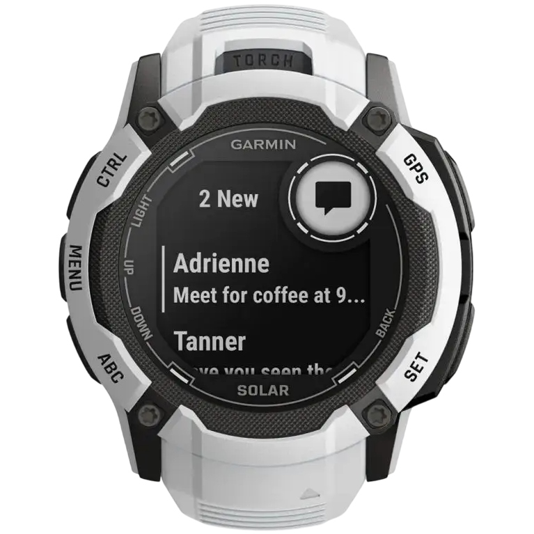 Зображення Смарт-годинник GARMIN Instinct 2X Solar Whitestone (010-02805-04)