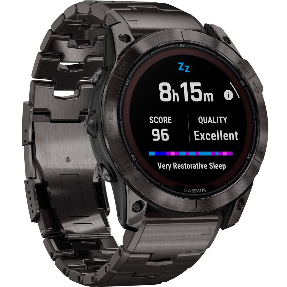 Смарт-годинник GARMIN Fеnix 7X Pro Sapph Solar Edit Carbon Gray DLC Titan Vented Titan (010-02778-30) Сумісність Android OS