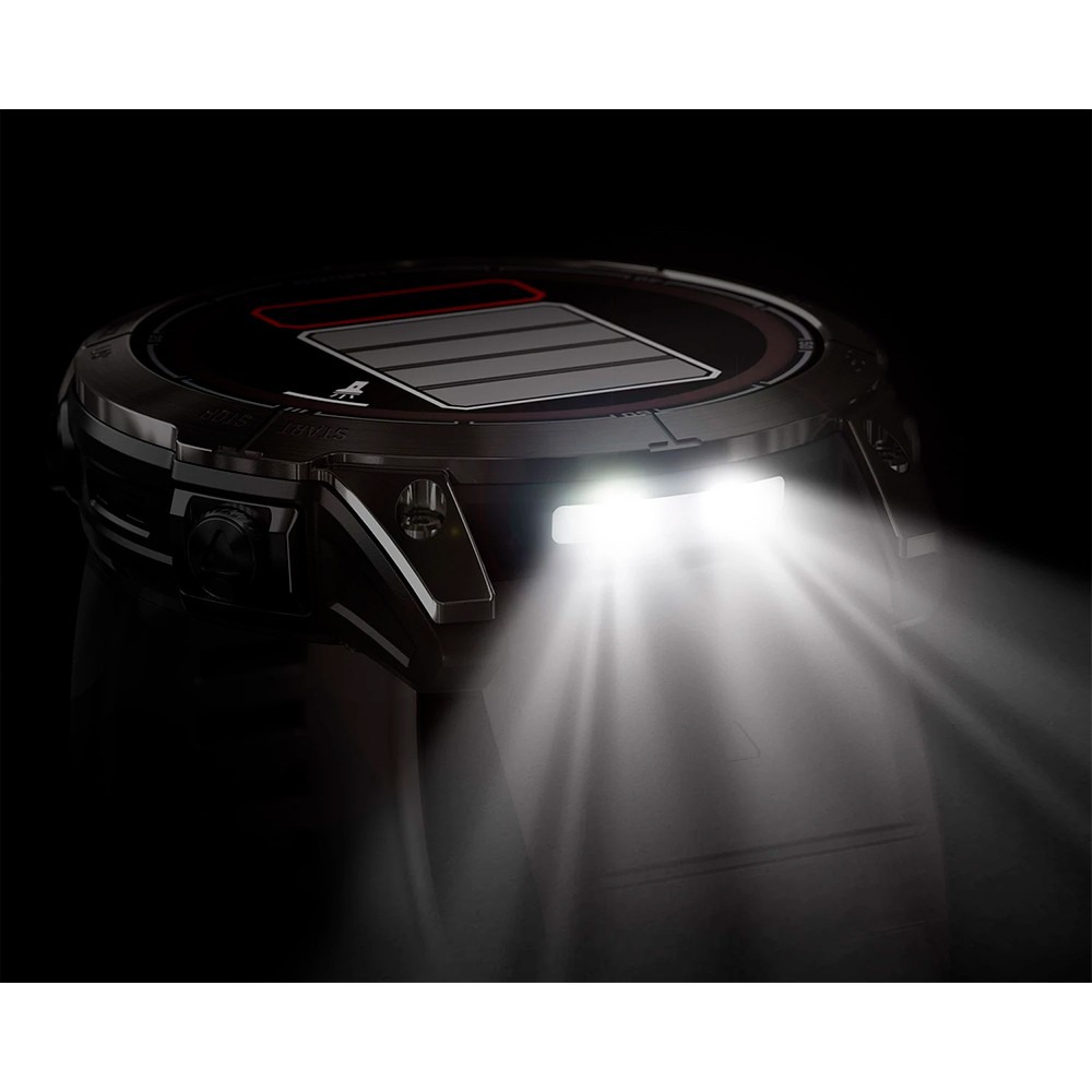 Зовнішній вигляд Смарт-годинник GARMIN Fеnix 7X Pro Sapph Solar Edit Carbon Gray DLC Titan Vented Titan (010-02778-30)