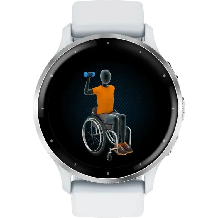 Смарт-годинник GARMIN Venu 3 Silver Stain Steel Bezel Whitestone Case and Sil Band (010-02784-00) Сумісність iOS (Apple)