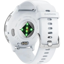 Смарт-годинник GARMIN Venu 3 Silver Stain Steel Bezel Whitestone Case and Sil Band (010-02784-00)