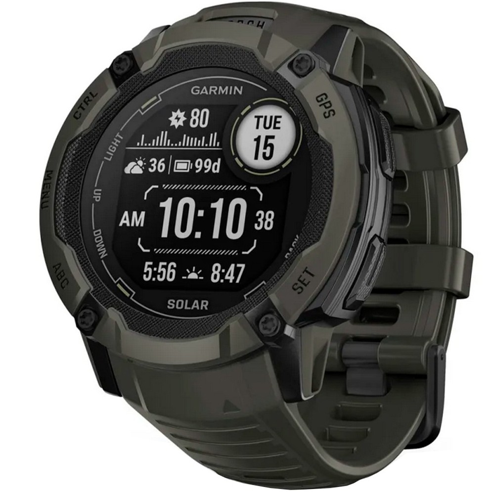 Смарт-часы GARMIN Instinct 2X Solar Moss (010-02805-05)