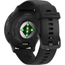 Смарт-годинник GARMIN Venu 3 Slate Stain Steel Bezel Black Case and Sil Band (010-02784-01)