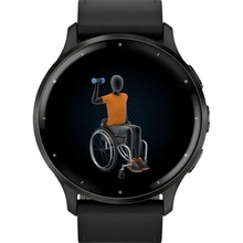 Смарт-годинник GARMIN Venu 3 Slate Stain Steel Bezel Black Case and Leather Band (010-02784-52)