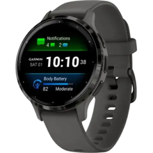 Смарт-годинник GARMIN Venu 3S Gray St.Steel Bezel Pebble Gray Case and Sil Band (010-02785-00)