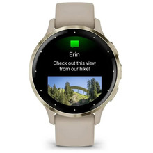 Смарт-годинник GARMIN Venu 3S Soft Gold St.Steel Bezel French Gray Case and Sil Band (010-02785-02)