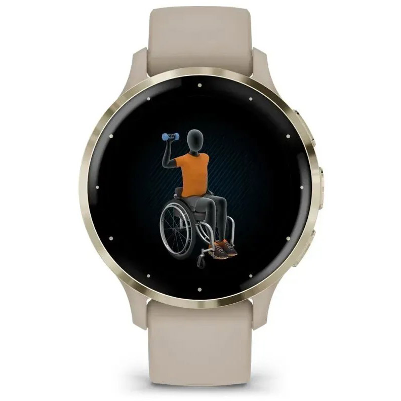 Смарт-годинник GARMIN Venu 3S Soft Gold St.Steel Bezel French Gray Case and Sil Band (010-02785-02) Сумісність Android OS