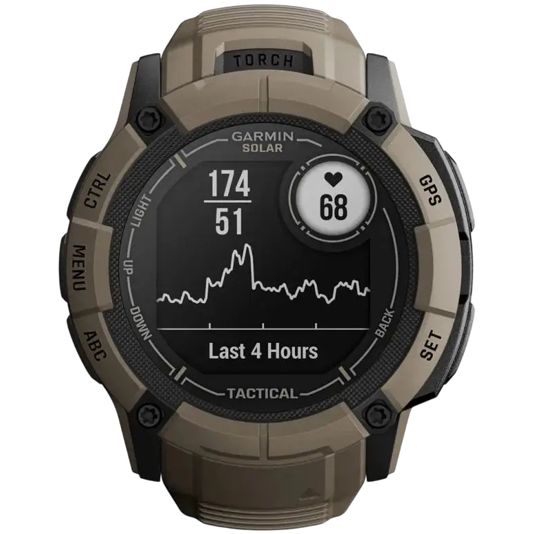 Зображення Смарт-годинник GARMIN Instinct 2X Solar Tactical Edition Coyote Tan (010-02805-02)