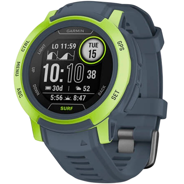 Фото Смарт-годинник GARMIN Instinct 2 Surf Edition Mavericks Gray/Green (010-02626-02)