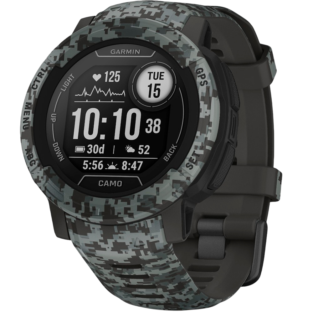 Смарт-годинник GARMIN Instinct 2 Camo Edition Graphite (010-02626-03)