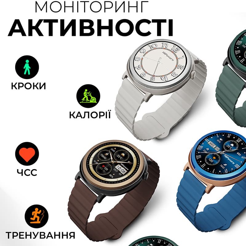 Замовити Смарт-годинник HIFUTURE Aurora Darkgreen (aurora.darkgreen)