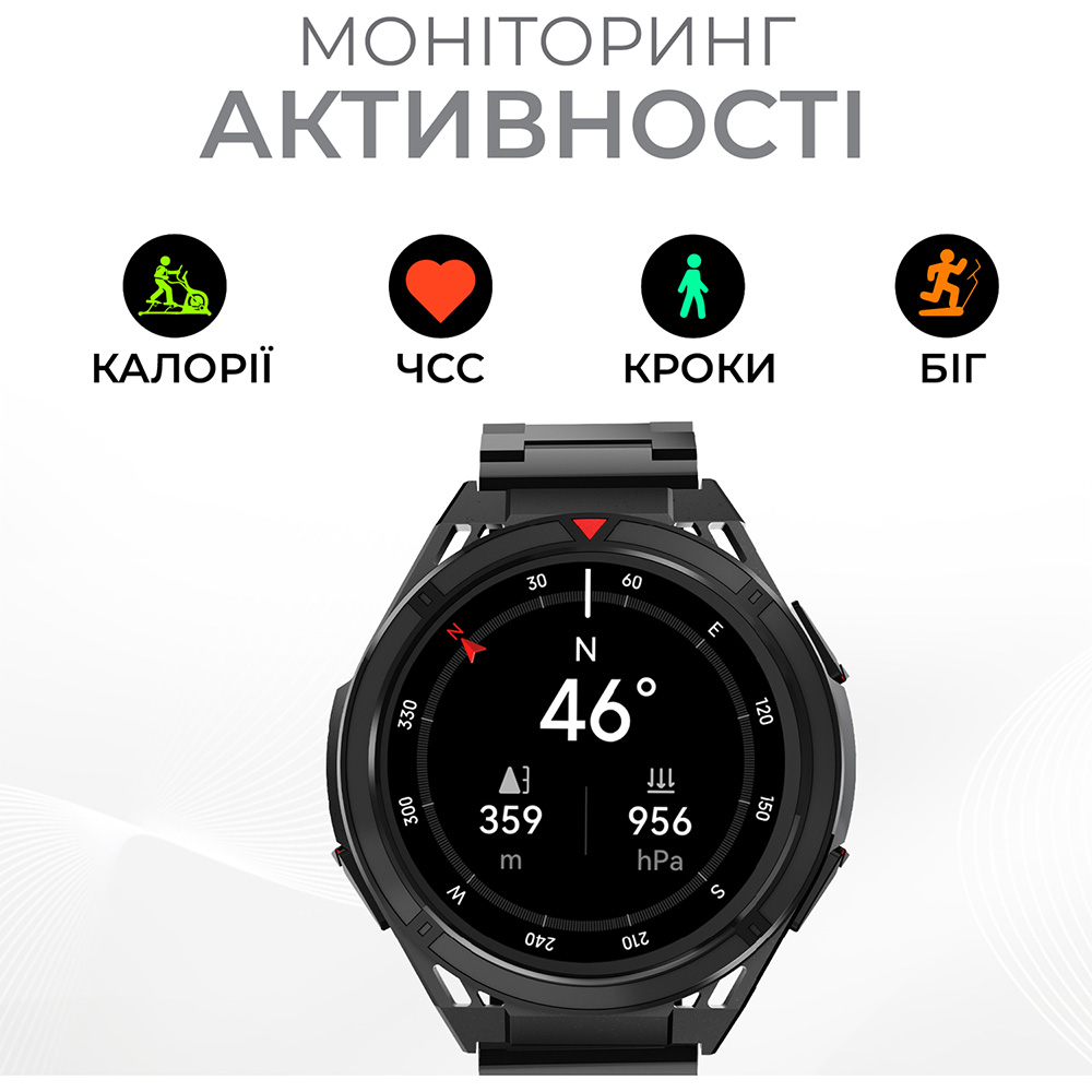 Покупка Смарт-годинник HIFUTURE Active Black (active.black-red)