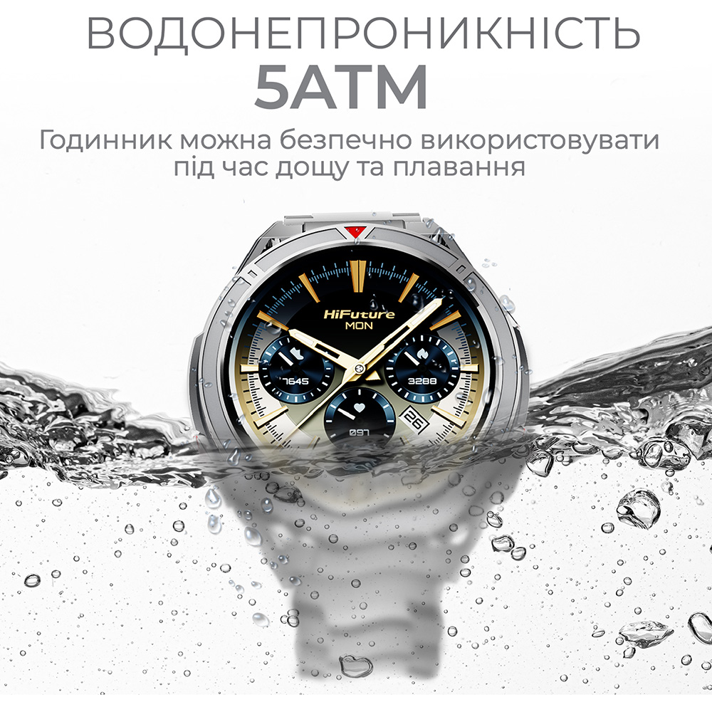 Зображення Смарт-годинник HIFUTURE Active Black/Yellow (active.black-yellow)