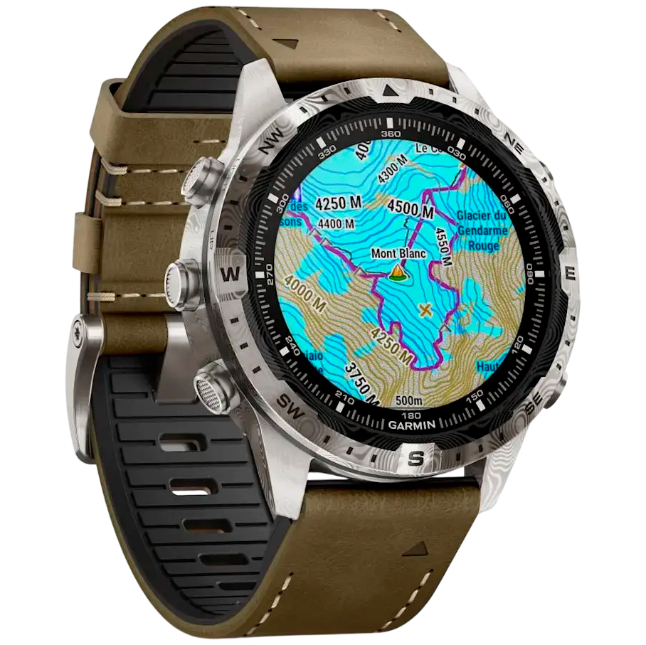 Зображення Смарт-годинник GARMIN MARQ Adventurer Gen 2 Damascus Brown (010-03393-31)