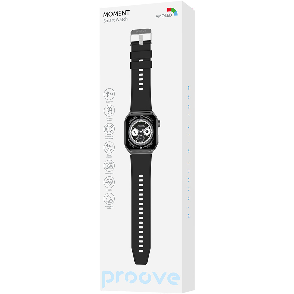 В интернет магазине Смарт-часы PROOVE Moment Black (61220black)