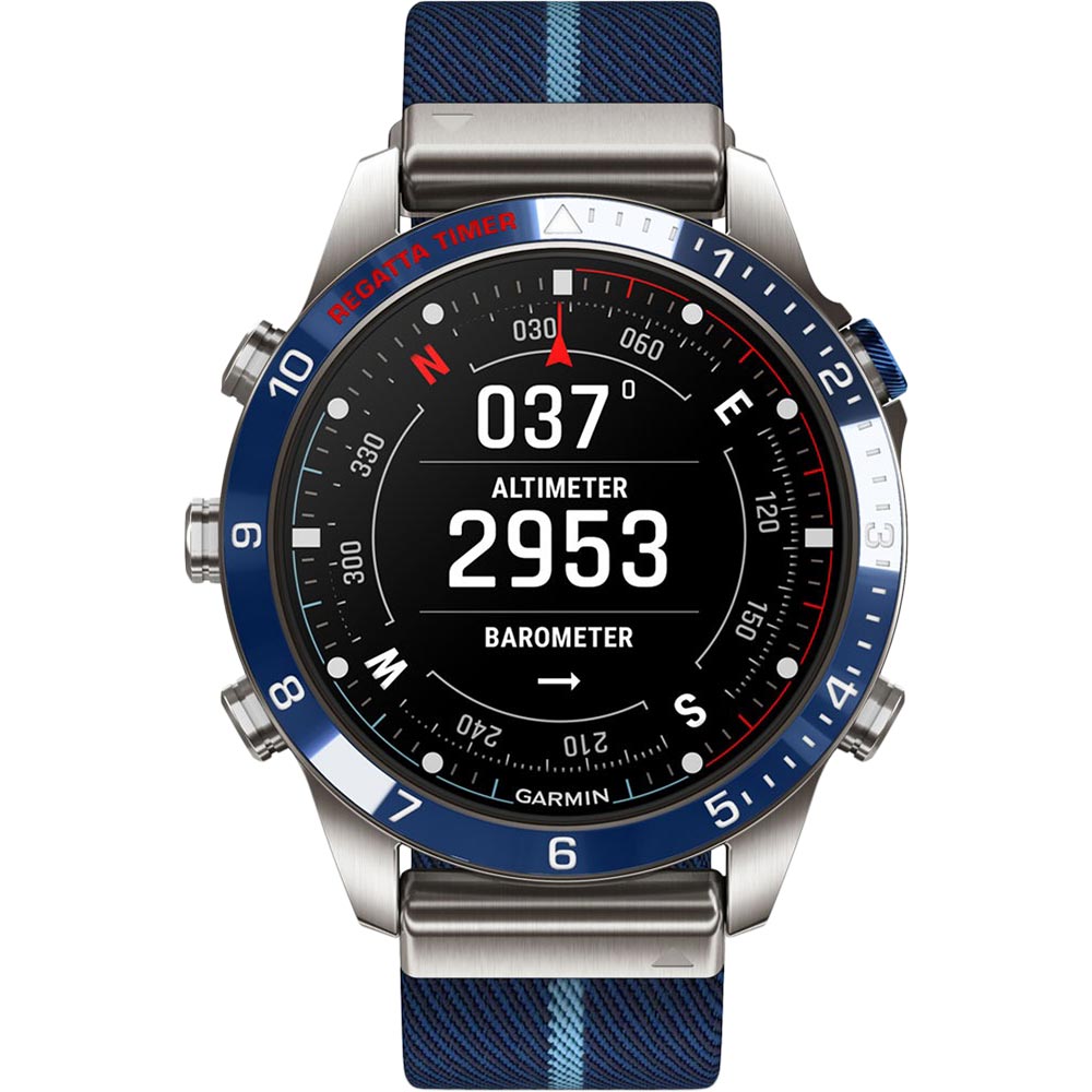 Замовити Смарт-годинник GARMIN MARQ Captain Gen 2 GPS Blue (010-02648-11)