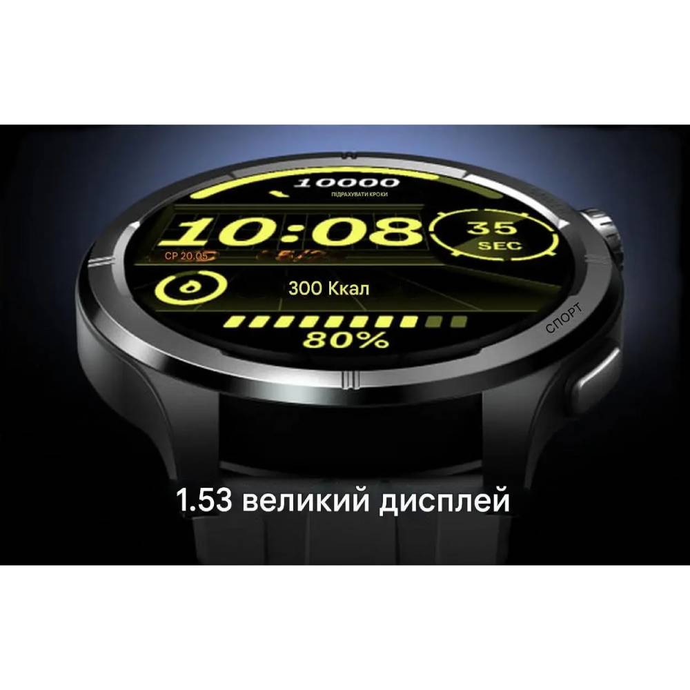 Зовнішній вигляд Смарт-годинник Filwans Xiaomi Haylou GTR Lite Smartwatch HF008 Black