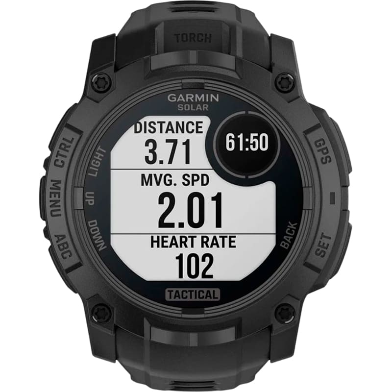 Замовити Смарт-годинник GARMIN Instinct 3 50 mm Solar Tactical Edition Black with Black Band (010-02935-50)