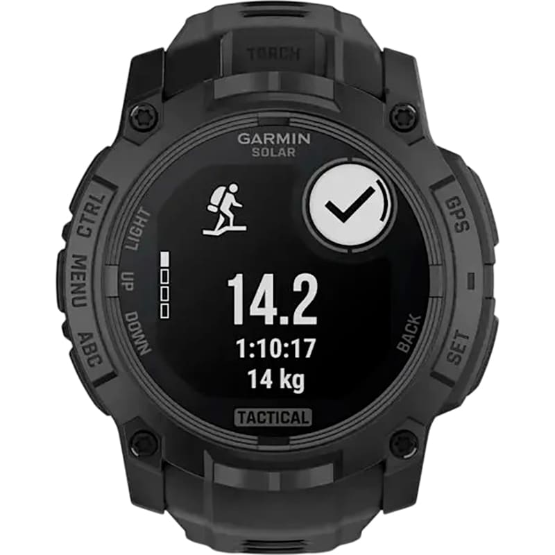 У Фокстрот Смарт-годинник GARMIN Instinct 3 50 mm Solar Tactical Edition Black with Black Band (010-02935-50)