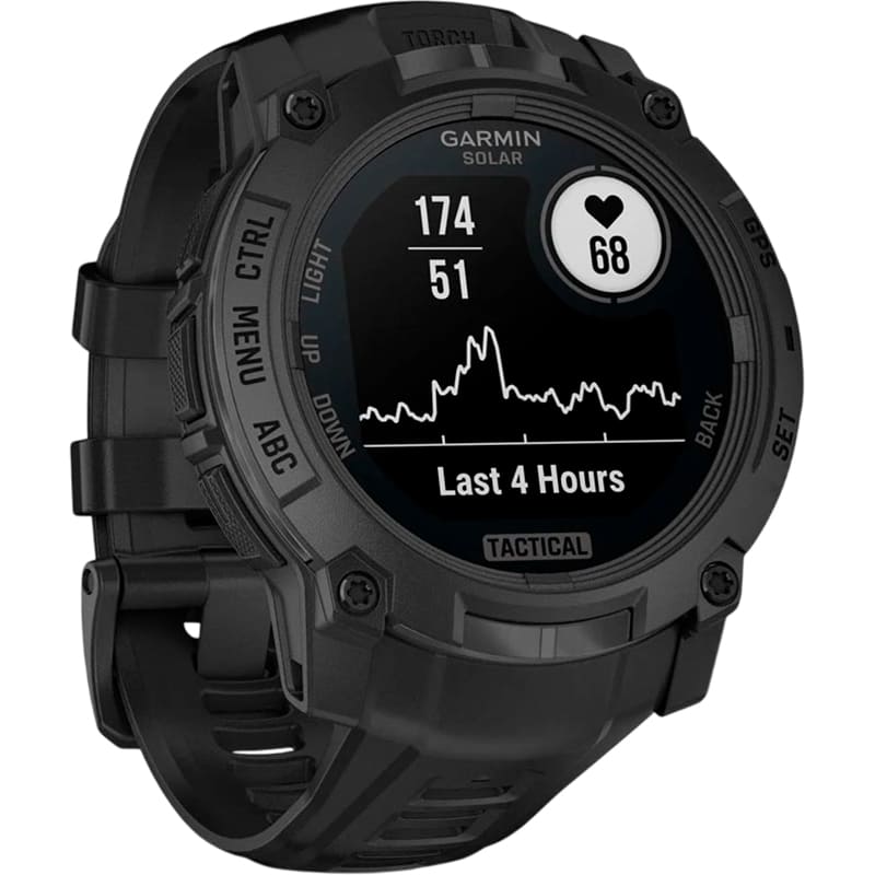 Смарт-годинник GARMIN Instinct 3 50 mm Solar Tactical Edition Black with Black Band (010-02935-50) Операційна система інша