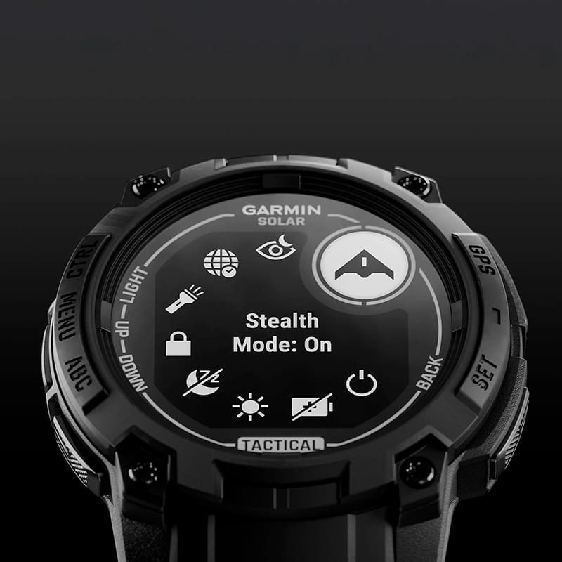 Покупка Смарт-годинник GARMIN Instinct 3 50 mm Solar Tactical Edition Black with Black Band (010-02935-50)