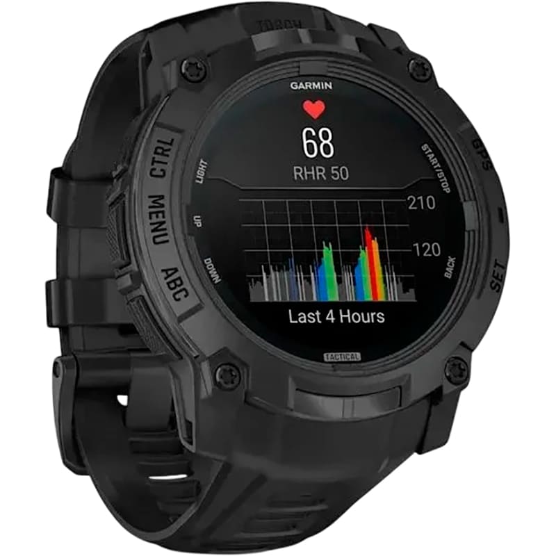 Смарт-годинник GARMIN Instinct 3 50 mm AMOLED Tactical Edition Black with Black Band (010-03020-50) Операційна система інша