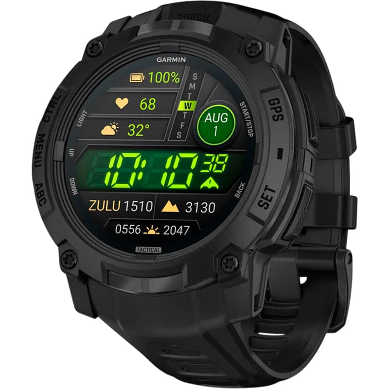 Смарт-годинник GARMIN Instinct 3 50 mm AMOLED Tactical Edition Black with Black Band (010-03020-50) Смарт-годинник GARMIN Instinct 3 50 mm AMOLED Tactical Edition Black with Black Band (010-03020-50)
