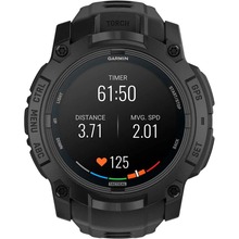 Смарт-годинник GARMIN Instinct 3 50 mm AMOLED Tactical Edition Black with Black Band (010-03020-50)