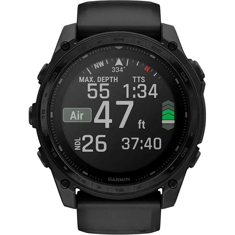 Смарт-годинник GARMIN Tactix 8 51 mm Solar Elite Includes Applied Ballistics Elite Solver (010-03407-11) Операційна система інша