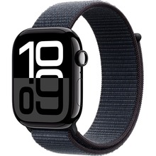 Смарт-часы APPLE Watch Series 10 GPS+Cellular 42mm Jet Black Alum Case Ink Sp Loop (MWX83QH/A)