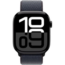 Смарт-часы APPLE Watch Series 10 GPS+Cellular 42mm Jet Black Alum Case Ink Sp Loop (MWX83QH/A)