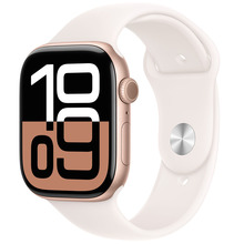 эпл вотч Смарт-часы APPLE Watch Series 10 GPS+Cellular 42mm Rose Gold Al Case Light Bl Sp/b - S/M (MWX93QH/A)