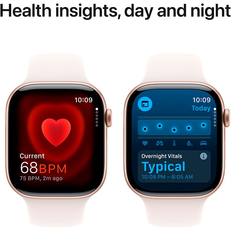 Смарт-часы APPLE Watch Series 10 GPS+Cellular 42mm Rose Gold Al Case Light Bl Sp/b - M/L (MWXA3QH/A) Вид деятельности плавание
