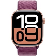 Смарт-часы APPLE Watch Series 10 GPS+Cellular 42mm Rose Gold Al Case Plum Sp Loop (MWXC3QH/A)