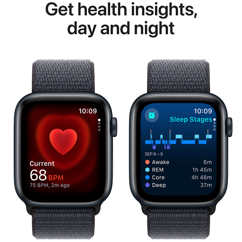 Внешний вид Смарт-часы APPLE Watch SE GPS+Cellular 44mm Midnight Alum Case Ink Sp Loop (MXGN3QH/A)