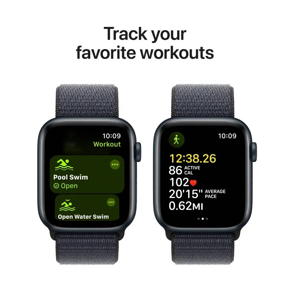 Внешний вид Смарт-часы APPLE Watch SE GPS+Cellular 44mm Midnight Alum Case Ink Sp Loop (MXGN3QH/A)