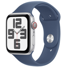 Смарт-годинник APPLE Watch SE GPS+Cellular 44mm Silver Alum Case Denim Sp/b - S/M (MXGP3QH/A)