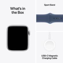 Смарт-часы APPLE Watch SE GPS+Cellular 44mm Silver Alum Case Denim Sp/b - S/M (MXGP3QH/A)