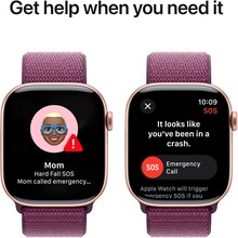 Смарт-часы APPLE Watch Series 10 GPS+Cellular 46mm Rose Gold Al Case Plum Sp Loop (MWY83QH/A)
