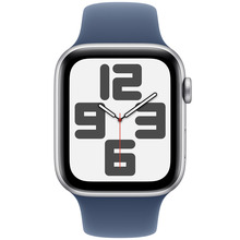 Смарт-часы APPLE Watch SE GPS+Cellular 44mm Silver Alum Case Denim Sp/b - M/L (MXGQ3QH/A)