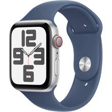 Смарт-часы APPLE Watch SE GPS+Cellular 44mm Silver Alum Case Denim Sp/b - M/L (MXGQ3QH/A)
