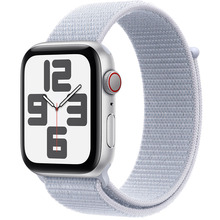 Смарт-годинник APPLE Watch SE GPS+Cellular 44mm Silver Alum Case Blue Cloud Sp Loop (MXGR3QH/A)