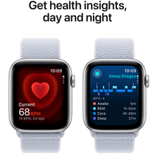 Смарт-часы APPLE Watch SE GPS+Cellular 44mm Silver Alum Case Blue Cloud Sp Loop (MXGR3QH/A)