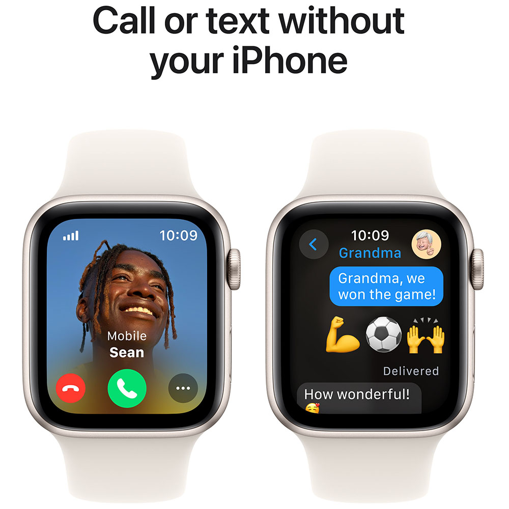 Смарт-часы APPLE Watch SE GPS+Cellular 44mm Starl Alum Case Starl Sp/b - M/L (MXGU3QH/A) Вид деятельности гольф