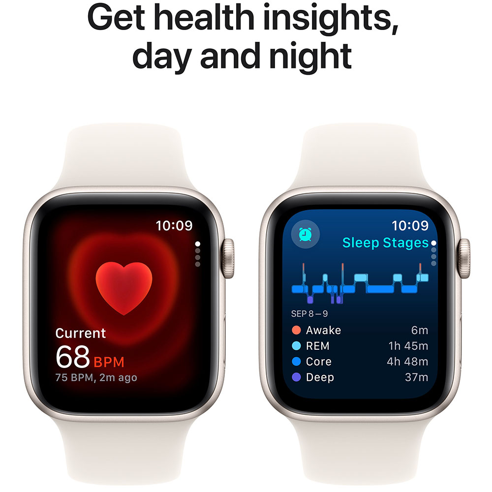 Фото Смарт-часы APPLE Watch SE GPS+Cellular 44mm Starl Alum Case Starl Sp/b - M/L (MXGU3QH/A)