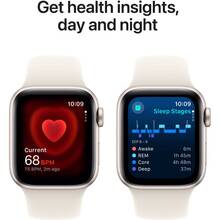 Смарт-часы APPLE Watch SE GPS+Cellular 40mm Starl Alum Case Starl Sp/b - S/M (MXGJ3QH/A)