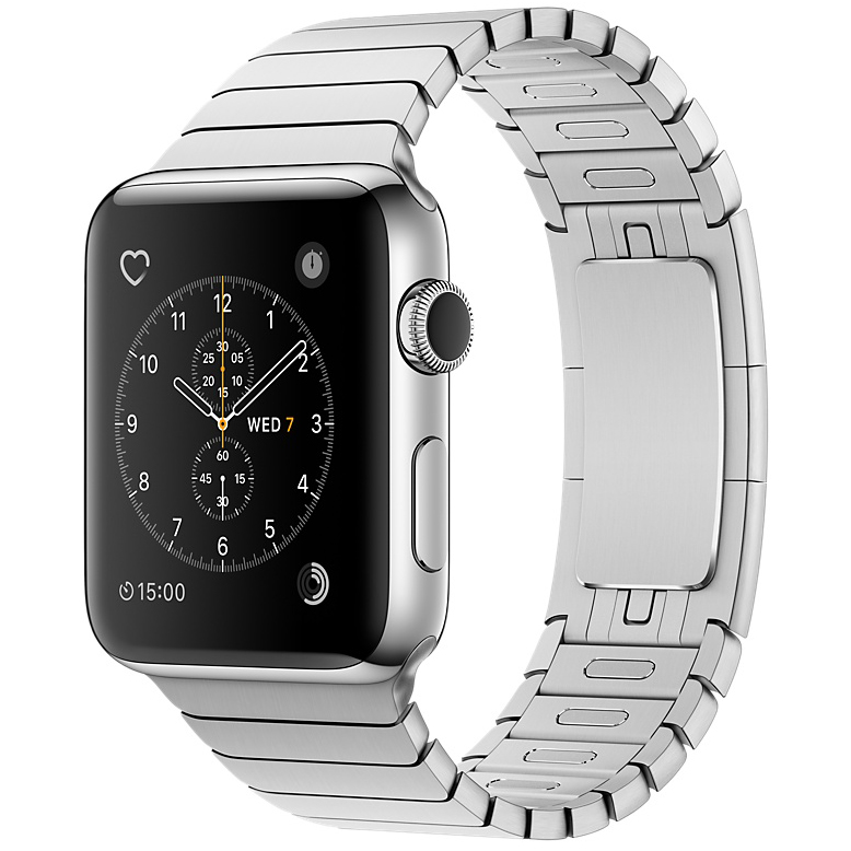 Смарт-годинник Apple Watch Series 2 42mm Stainless Steel Case with Silver Link Bracelet (MNPT2FS/A)